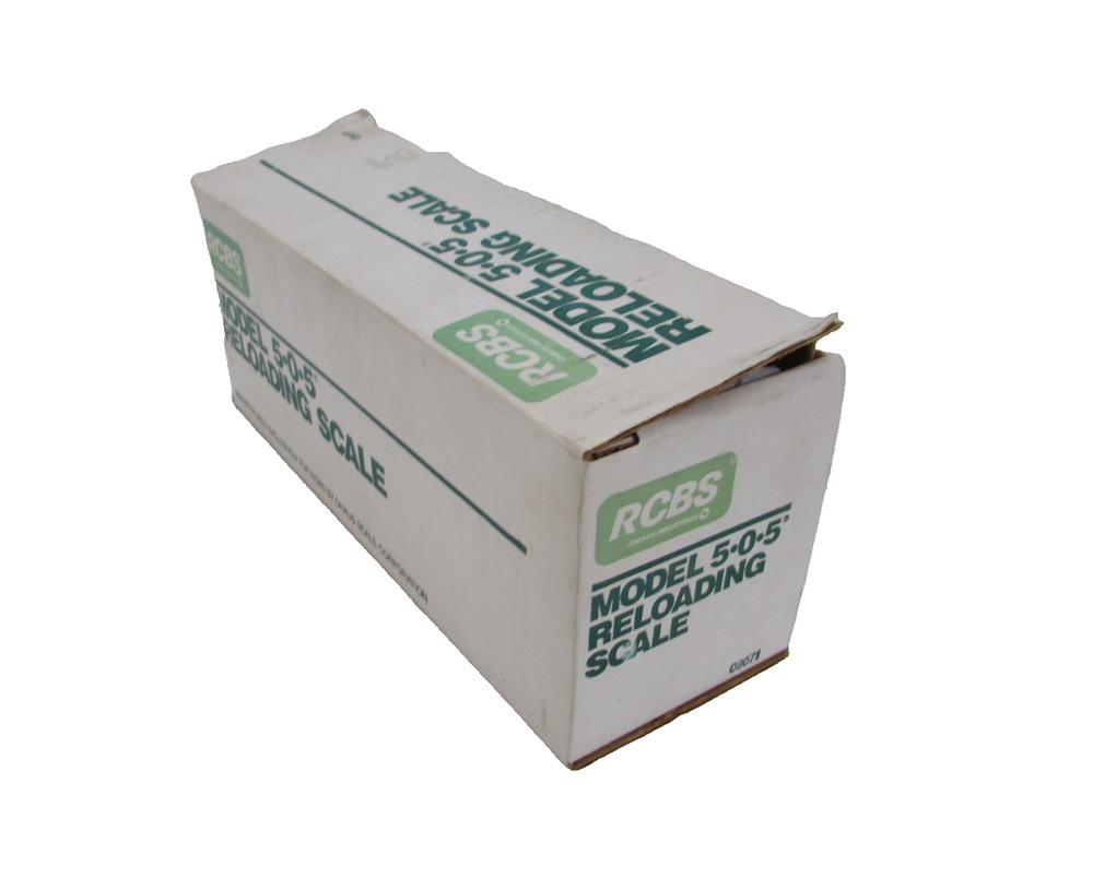 VINTAGE RCBS RELOADING SCALE 5.0.5 w/ ORIGINAL BOX