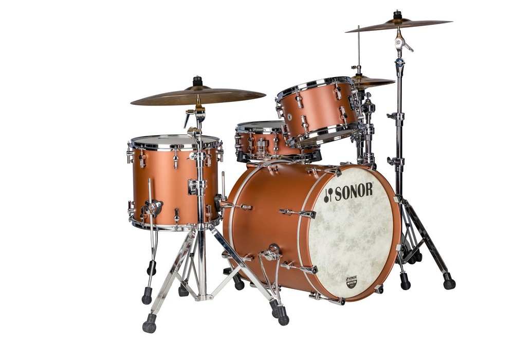 SONOR SQ1 22" 3-PC SHELL PACK-SATIN COPPER BROWN