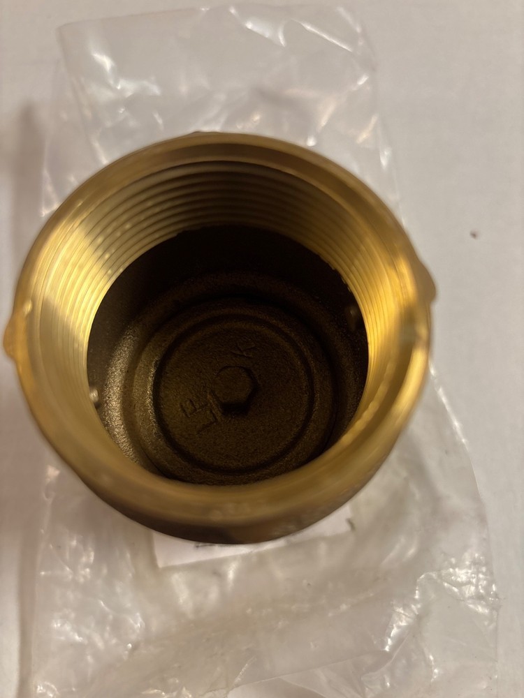 Everflow 150T112-NL Spring Loaded Inline Check Valve , Brass Lead Free