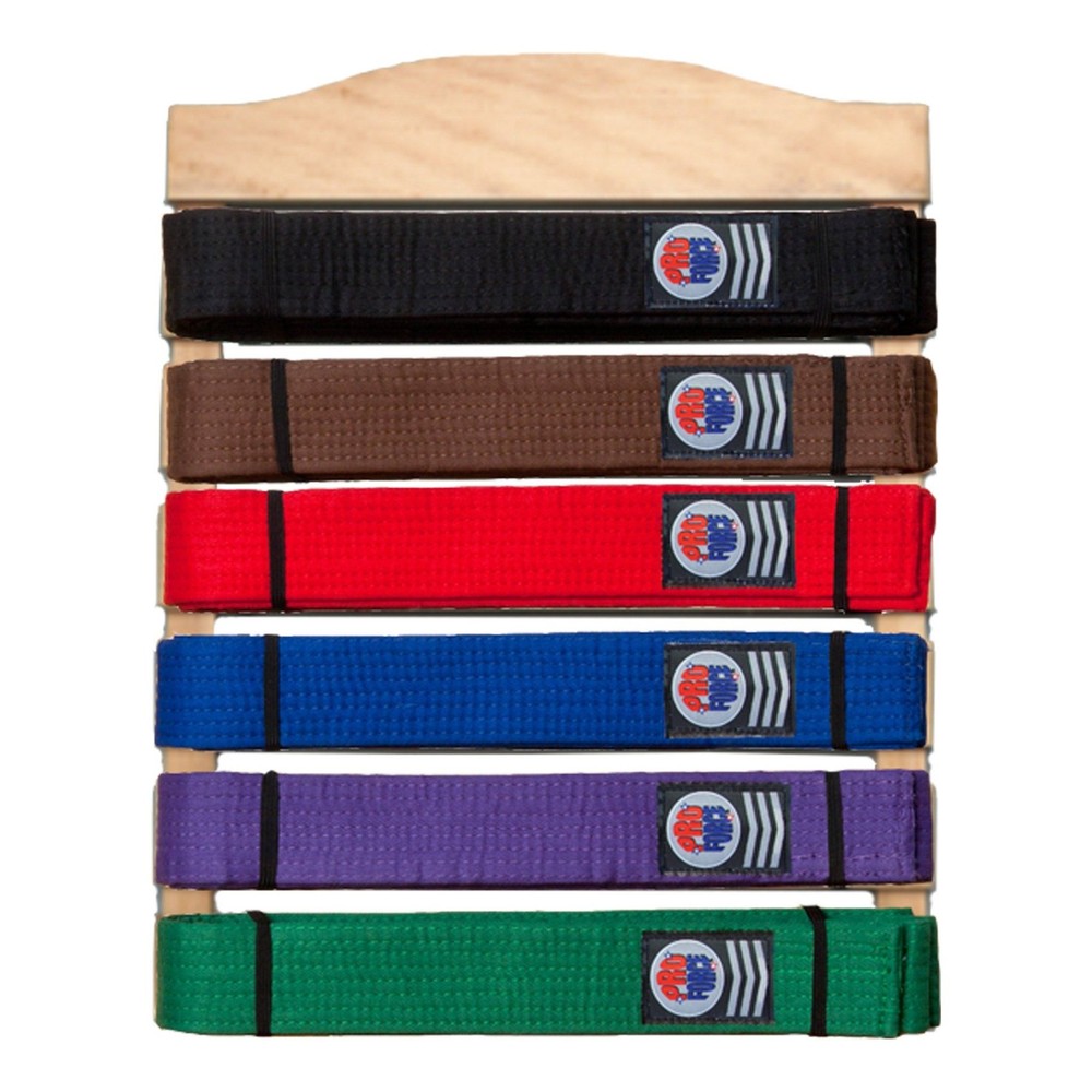 Karate Belt Display Wood Rack martial arts