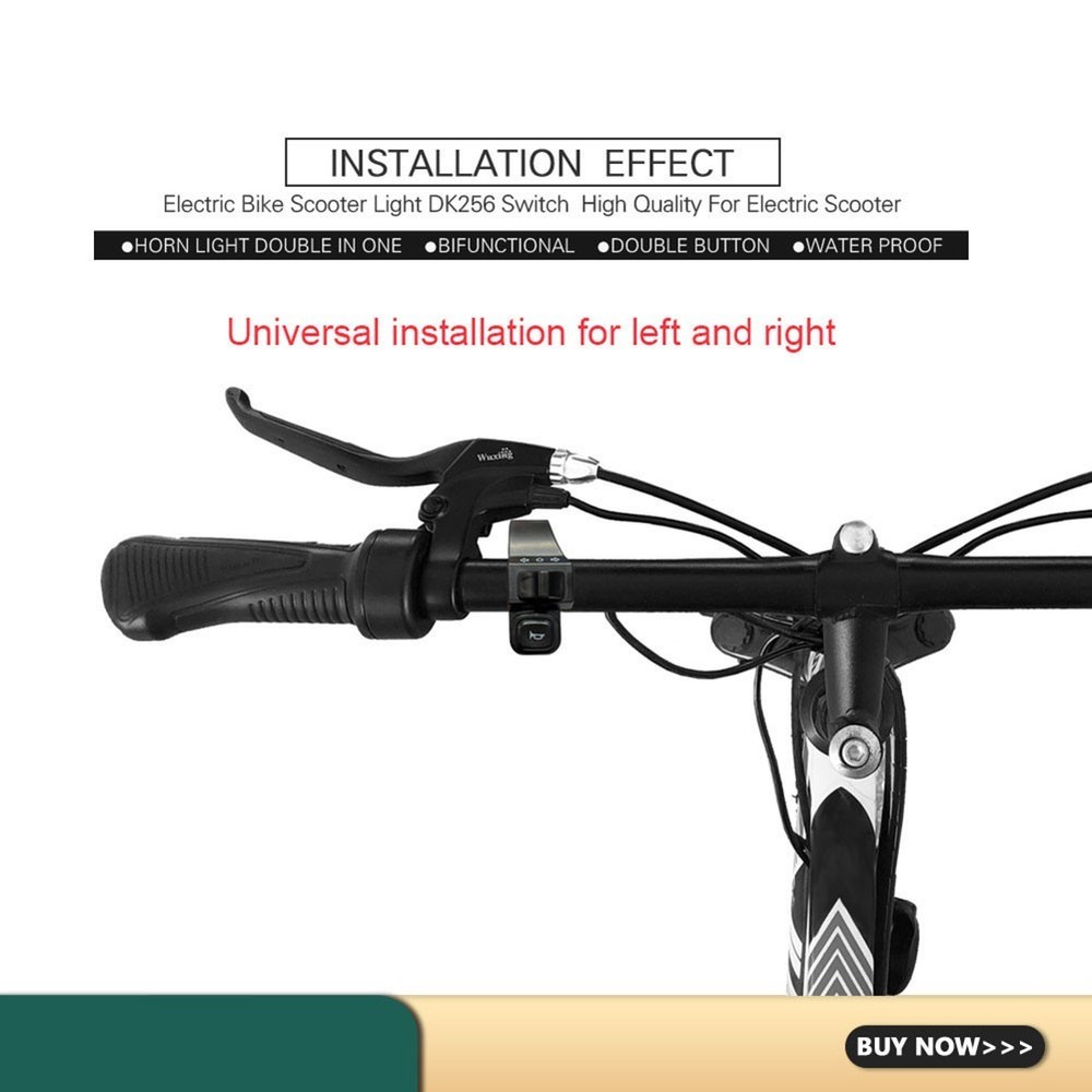 Practical Turn Signal Switch Replacement Waterproof 12V-72V 2In1 Accessories