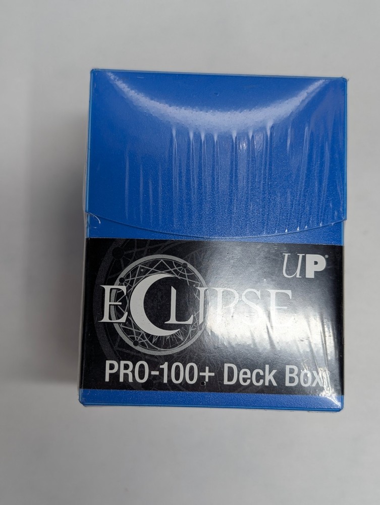 Ultra Pro Eclipse 100+ Deck Box with Locking Lid & Divider - Blue