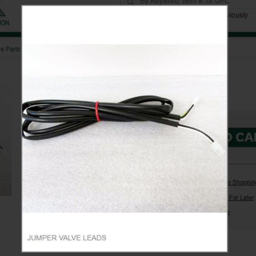 JUMPER VALVE LEADS # 5013101