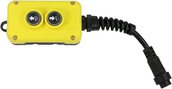 KTI 2 Button Pendant & Cord Hydraulic Dump Trailer Controller - Power UP & DOWN