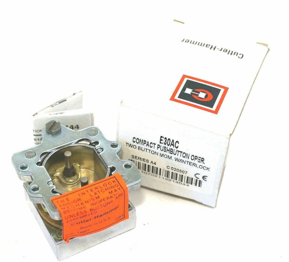 Cutler Hammer E30-AC PUSHBUTTON Interlock E30AC