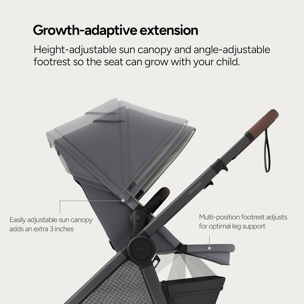 All-Terrain 3-in-1 Stroller with Reversible Seat & One-Second Fold