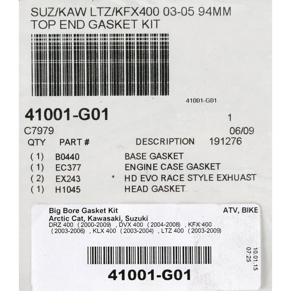 Cometic Big Bore Gasket Kit - 41001-G01