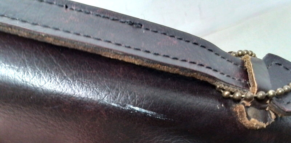 Vintage Brunswick Leather Pool Cue Hard Case