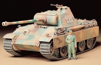 Tamiya - 1/35 Panther Type G Early Version Tank Plastic Model Kit