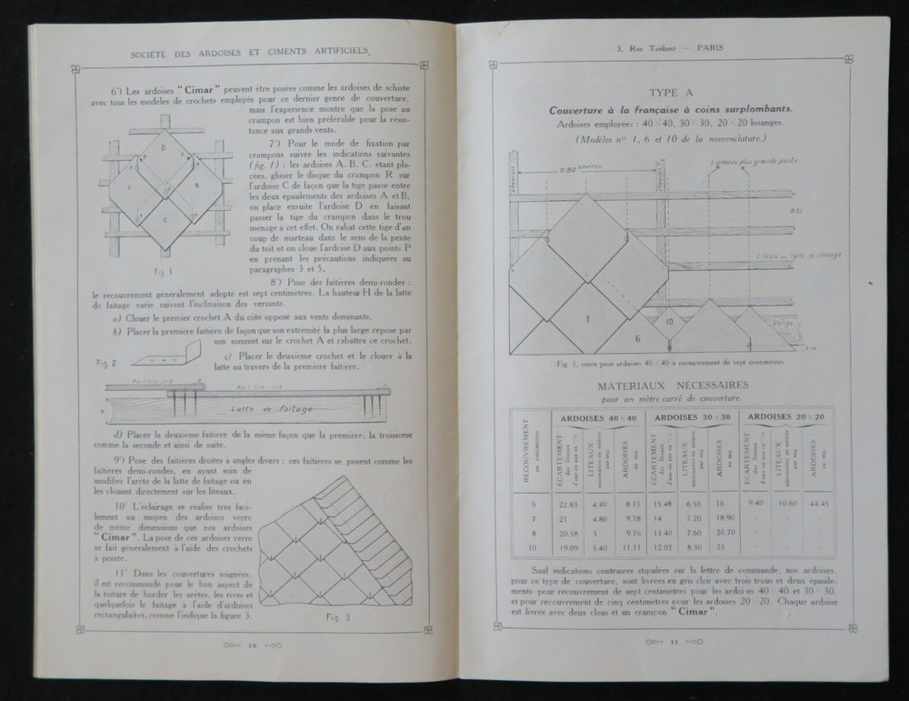 1923 CIMAR Artificial Slate and Cement Catalog Catalog