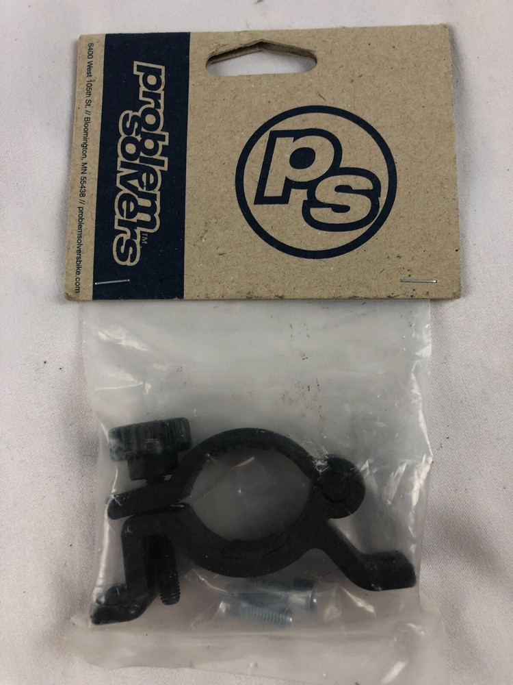 Problem Solvers 25.4-31.8 Clamp On Water Bottle Mount Black