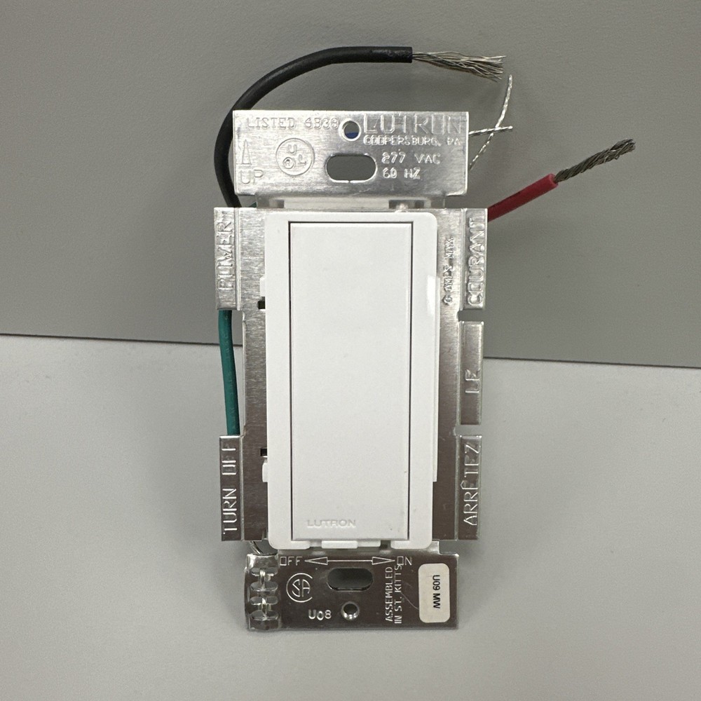 LUTRON MA-AS-277-WH Maestro Accessory Switch