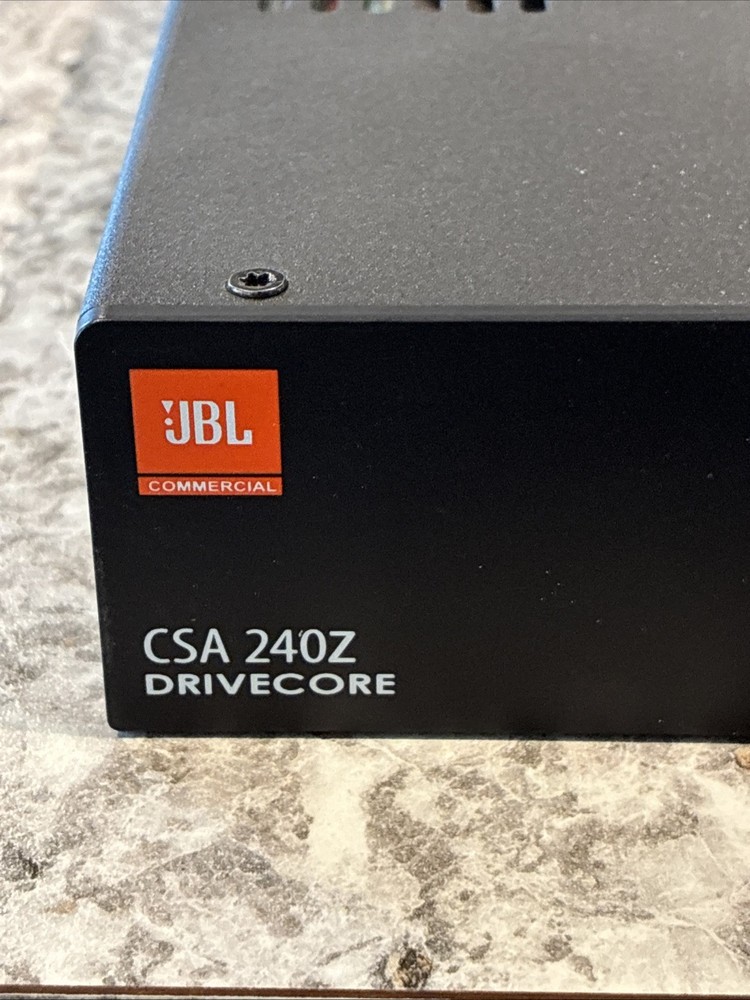 JBL CSA 280Z Drive Core Audio Amplifier With Rack Mount