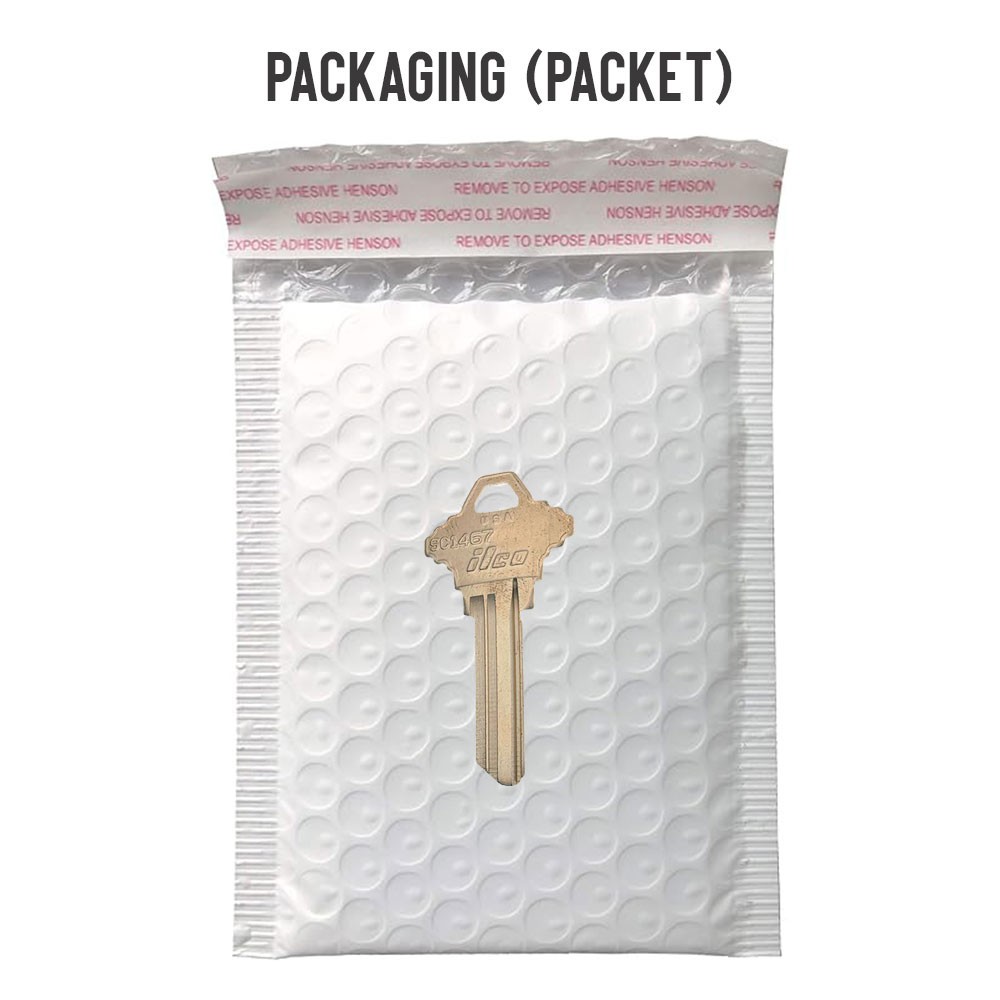 SC1467 Key Blank 6-PIN Brass