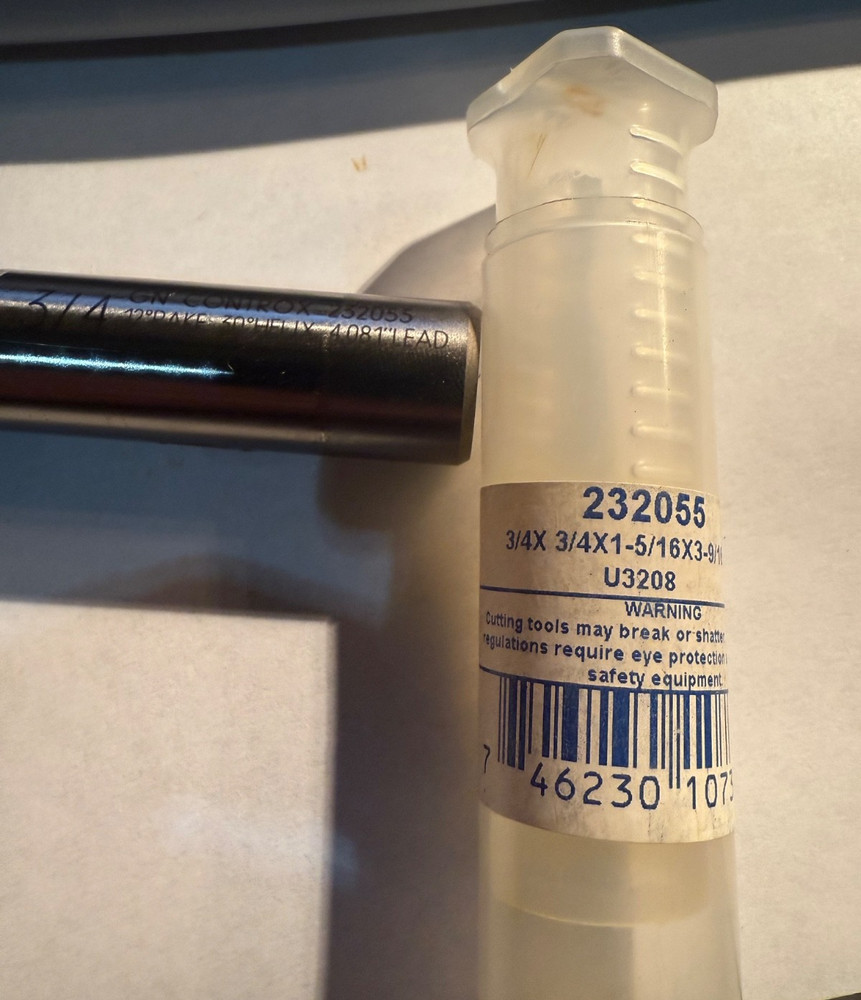 Controx Cobalt 3/4 2Fl Finish EM #232055