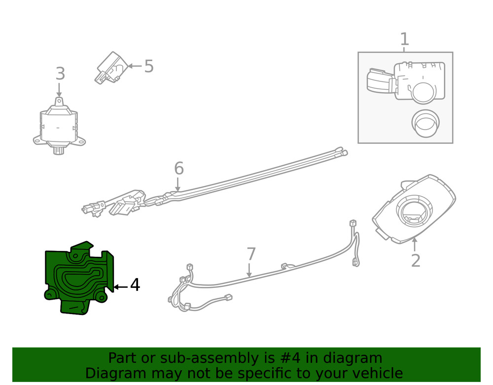Genuine Toyota Blind Spot Detection System Warning Sensor Bracket 88161-08010