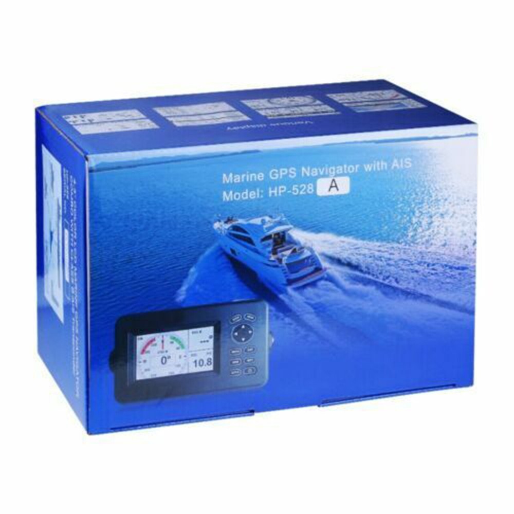 HP-528A Matsutec 4.3-Inch Color LCD Chart Plotter Class B AIS GPS Navigator.