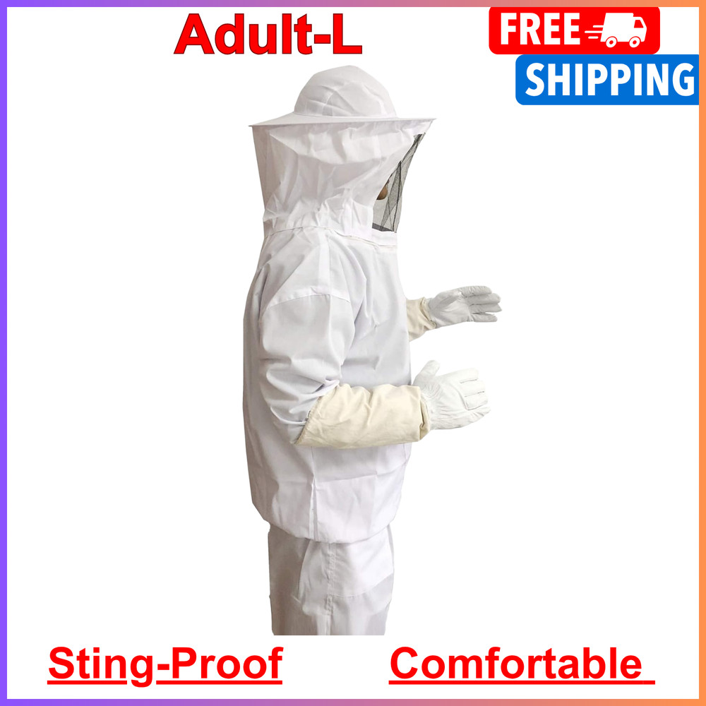 Professional Beekeeper Suit (Jacket, Pants, Gloves) - Beekeeping Suit Bee Suits