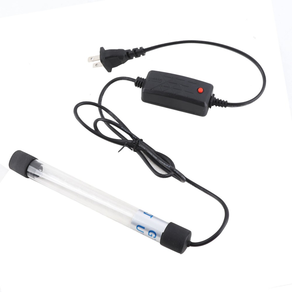 Aquarium Clean Light 7W Mini Algae Removal Light Waterproof for Fish Tank Timer