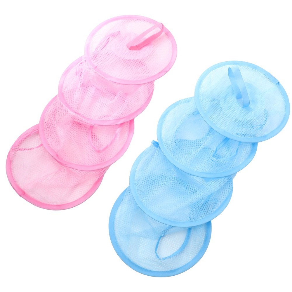 2 Pcs Foldable Hanging Mesh Drying Net Multi Layer Organizer For Clothes Socks