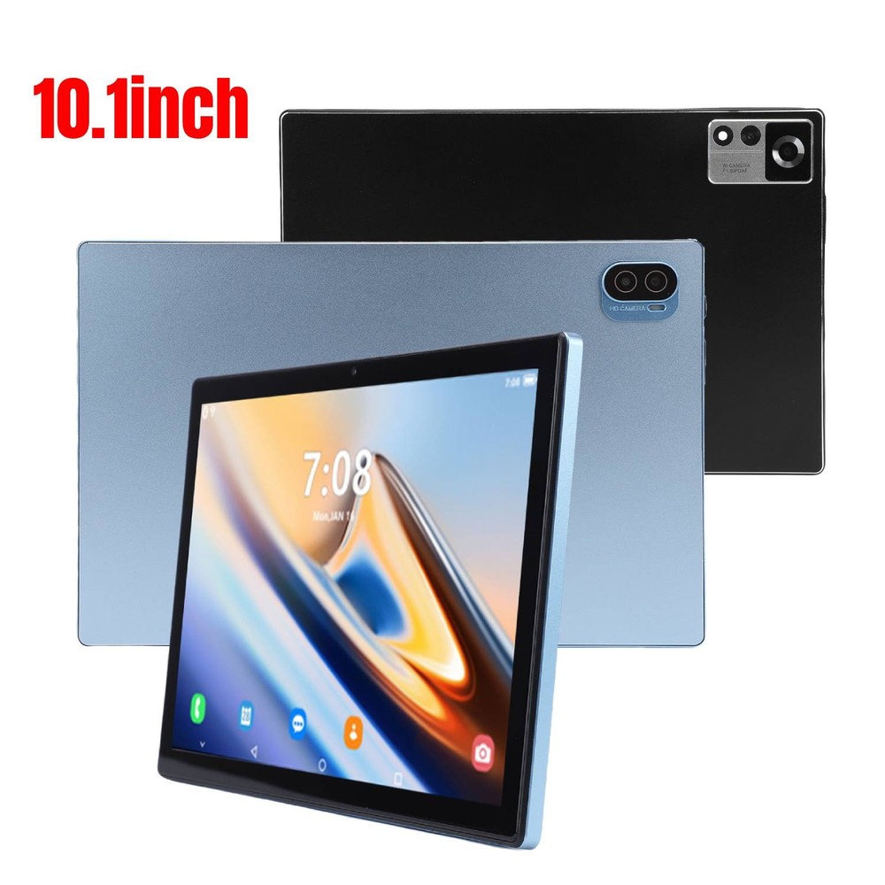 Touchscreen Tablet Support for Android 14 10.1 Inch 5G Tablet with Bluetooth