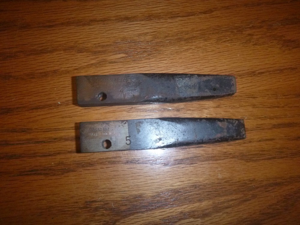 Osborne No. 4 and No. 5 rivet sets setters
