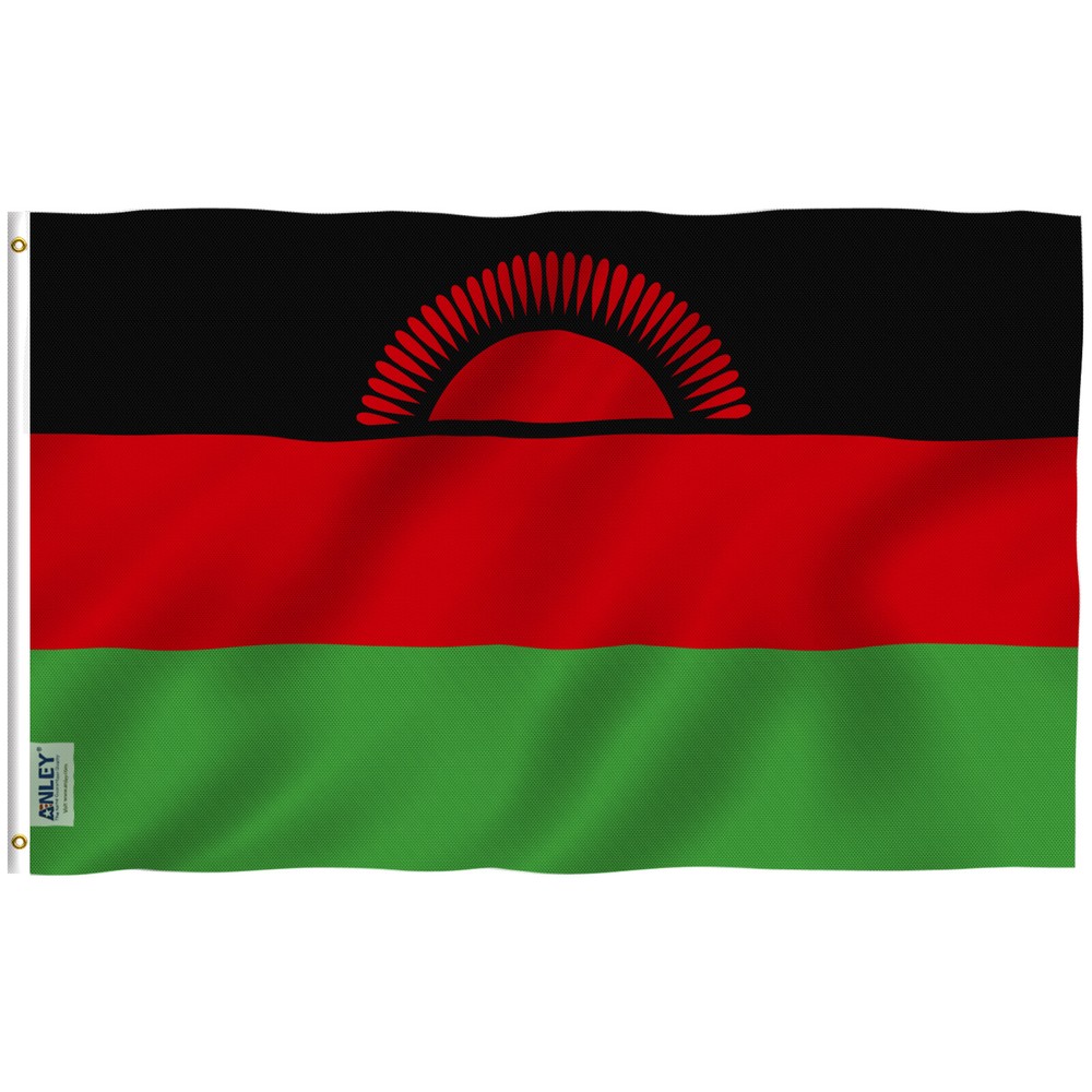 Anley Fly Breeze 3x5 Feet Malawi Flag - Malawian Flags Polyester