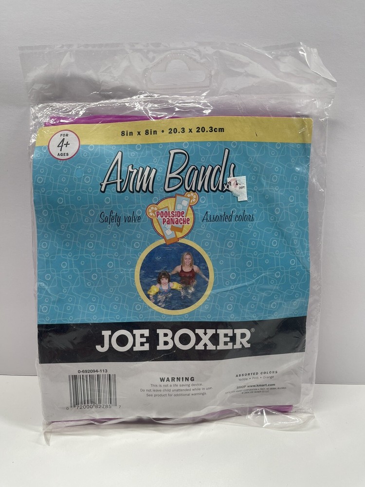 NOS Joe Boxer Inflatable Swimming Arm Bands