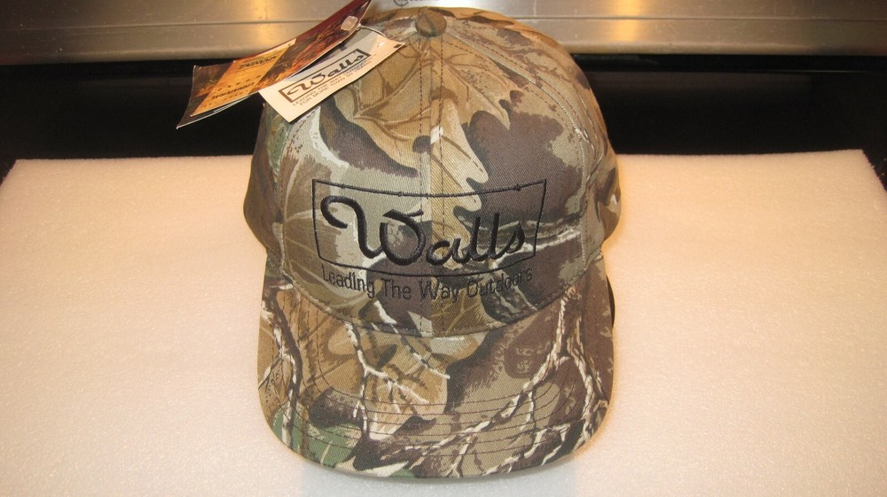 WALLS LEADING THE WAY OUTDOORS ADVANTAGE CAMO PATTERN ADJUSTABLE HAT BALL CAP
