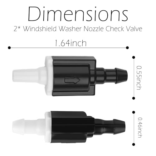 2PCS Windshield Washer Check Valve,Windshield Washer Nozzle Check Valve