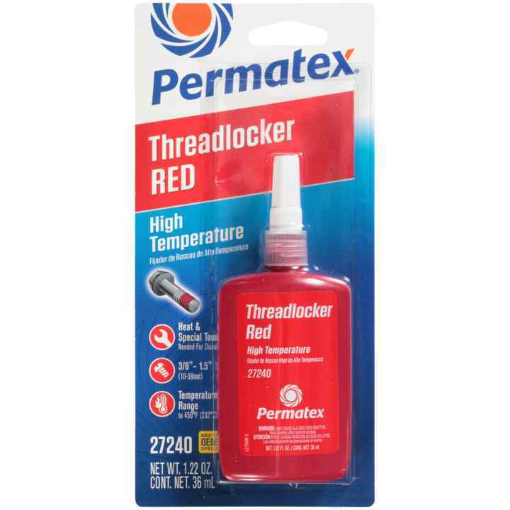 Permatex 27240 Threadlocker Red High Temp