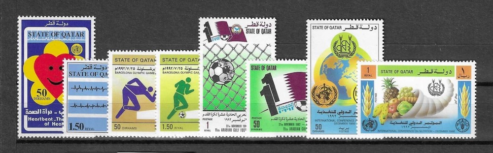 QATAR 1992 "Commemorative Sets" MNH