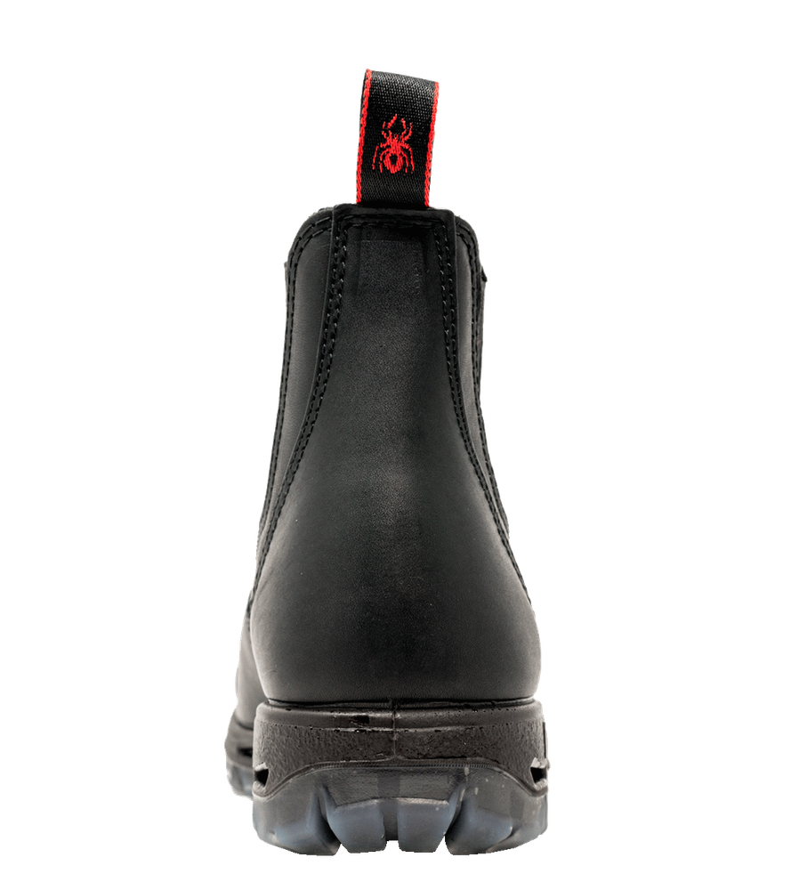 Redback Easy Escape Oil Kip UBBK Elastic Sided Soft Toe Work Boots Black