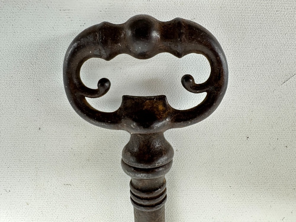 Skeleton Key Corkscrew Antique Cast Iron Large Wine Goth Jail