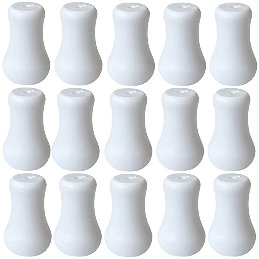 Window Blind Weights Knobs White Plastic Set of 15 for Curtain Balance