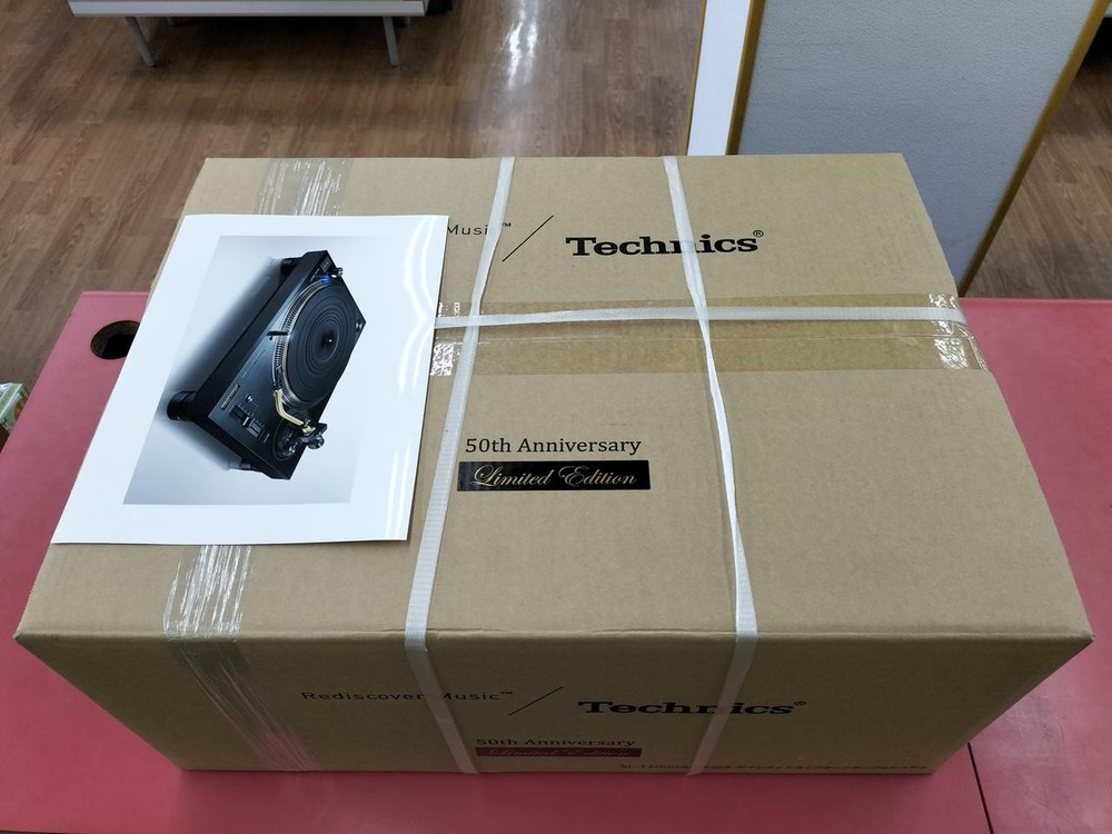 Technics SL-1200GAE-K Black Turntable 50th Anniversary w/ Box Japan