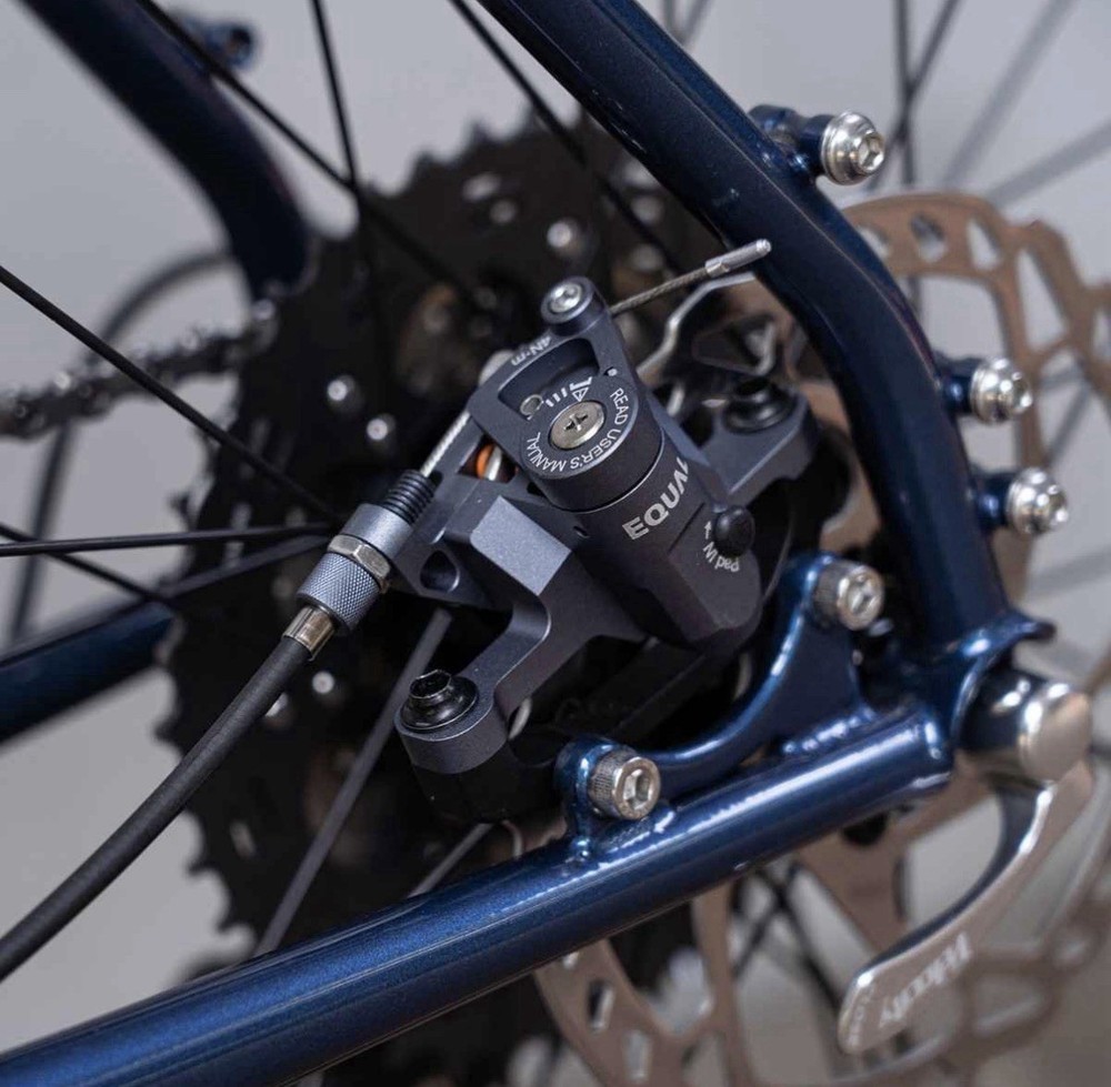 EQUAL post mount disc brake set kashima coat color new