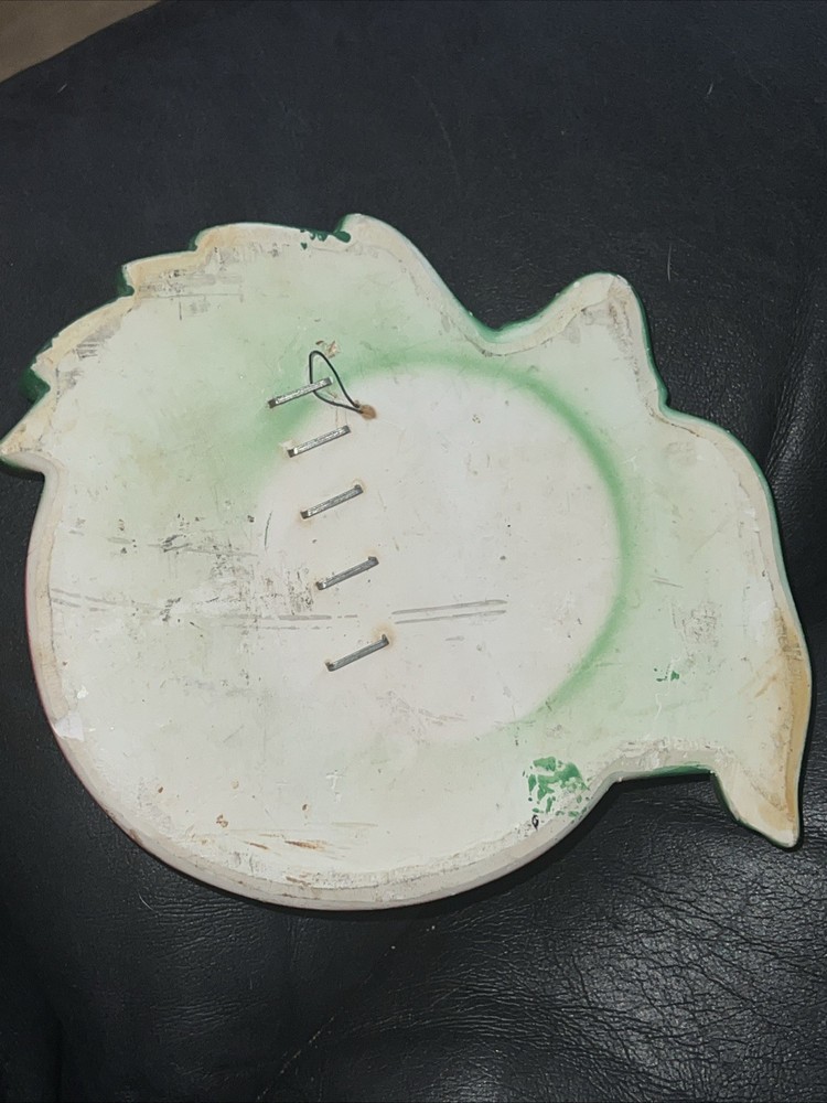 VTG Wall Thermometer Anthropomorphic Happy Tomato 1973 Miller Studio Chalkware