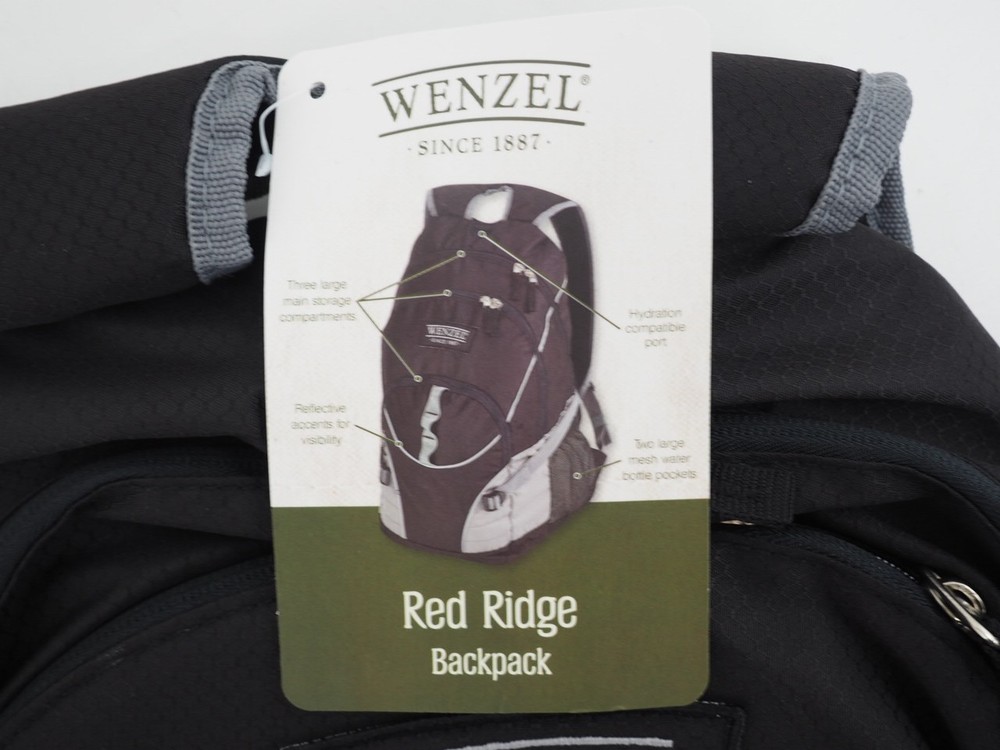 NEW! Wenzel Red Ridge 21" Daypack Backpack #7220914