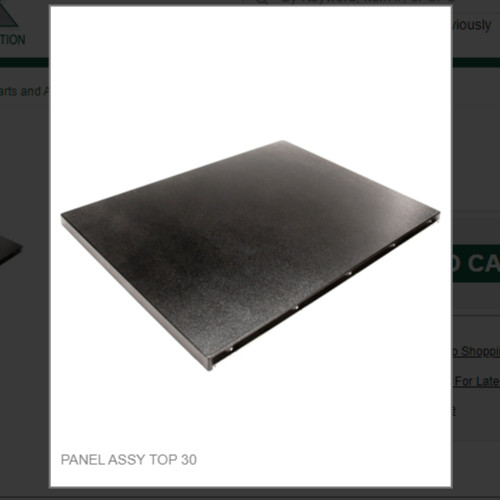 PANEL ASSY TOP 30 #2101425-01S