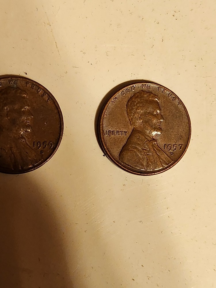 1957-D D Lincoln Cent 1959-D