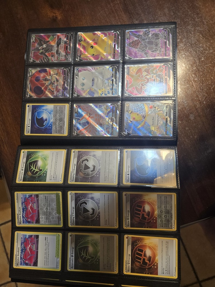 Complete Pokémon Vivid Voltage Master Set! In Folder Binder, Sword And Shield