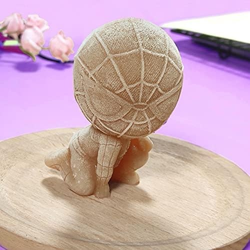 Silicone Molds Spiderman, Ice Maker Tray Cute Easy Medium, White
