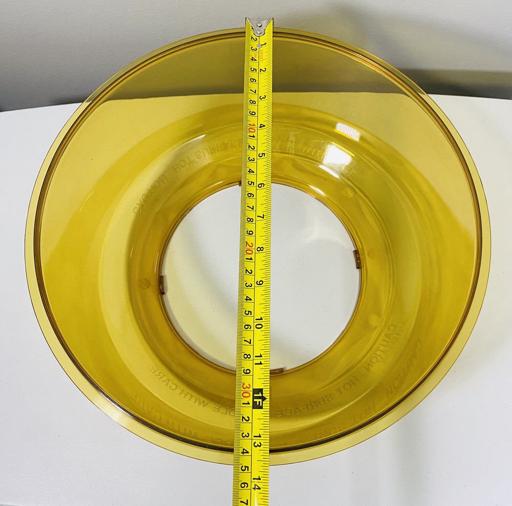 NuWave Pro Plus Infrared Oven Model 20602 Replacement Part Amber Dome Lid ONLY