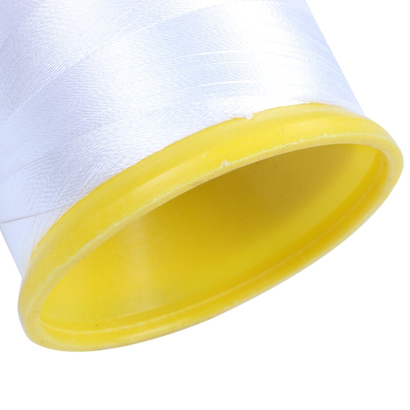 Polyester Embroidery Machine Thread Cones - 5000M White