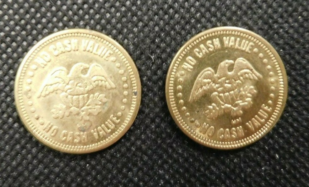 TWO MASS AIR SYSTEMS TOKENS! e2224UXX