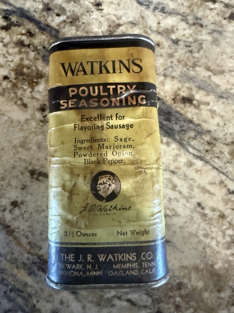 Vintage Collection Watkins Spice Tins