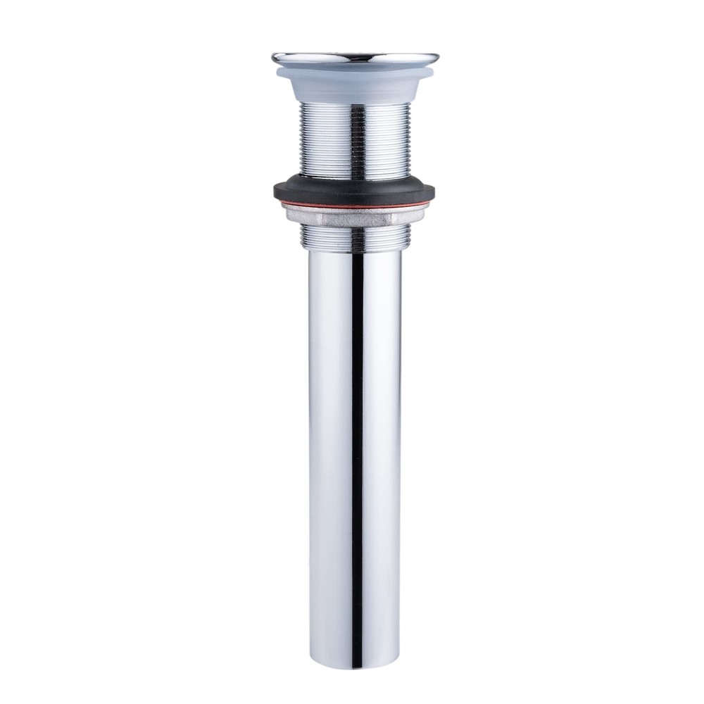 Grid Drain Strainer Assembly Without Overflow for Bathroom Chrome Plated