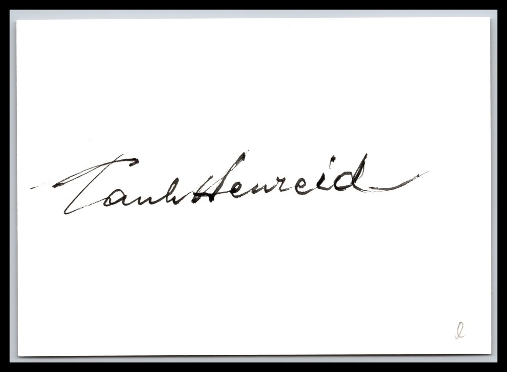 Paul Henried - Actor - 4x6 Card - Signed / Autograph (e)
