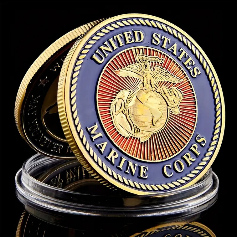 Marines Force Recon Challenge Coin Collectable Commemorative Armed Forces 1-pc